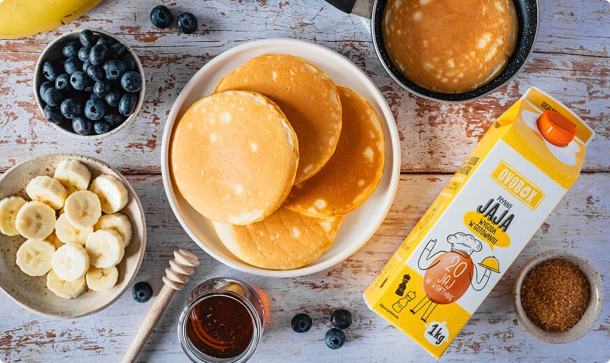 Puszyste pancakes z patelni